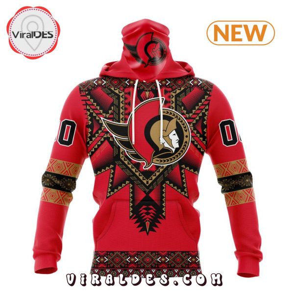 NHL Ottawa Senators Special Native Heritage Design Hoodie