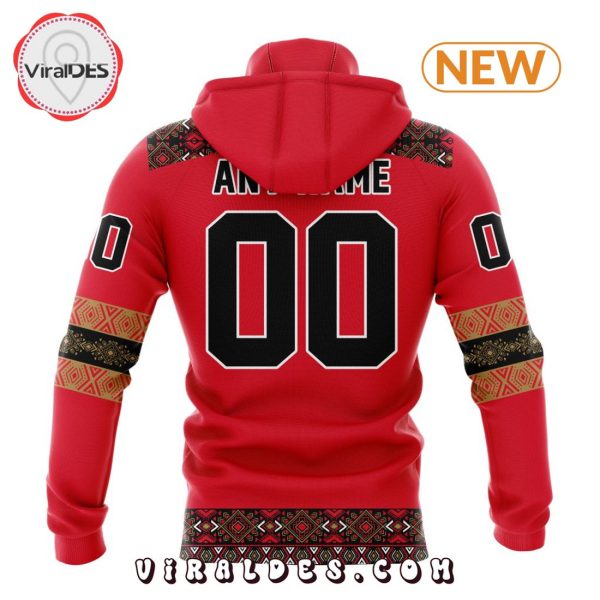 NHL Ottawa Senators Special Native Heritage Design Hoodie