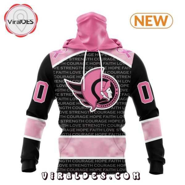 NHL Ottawa Senators Special Pink Fight Breast Cancer Design Hoodie