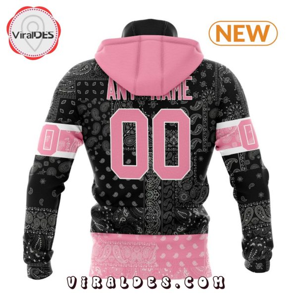 NHL Ottawa Senators Special Pink Paisley Design Hoodie