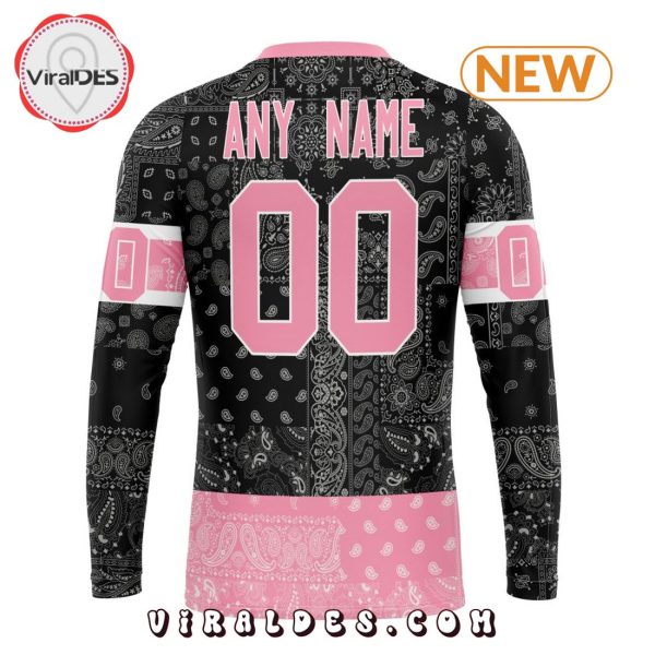 NHL Ottawa Senators Special Pink Paisley Design Hoodie