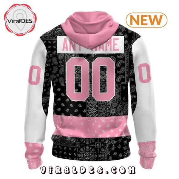 NHL Philadelphia Flyers Special Pink Paisley Design Hoodie