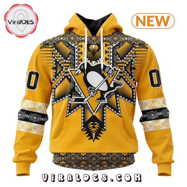 NHL Pittsburgh Penguins Special Native Heritage Design Hoodie