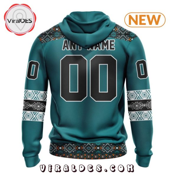 NHL San Jose Sharks Special Native Heritage Design Hoodie