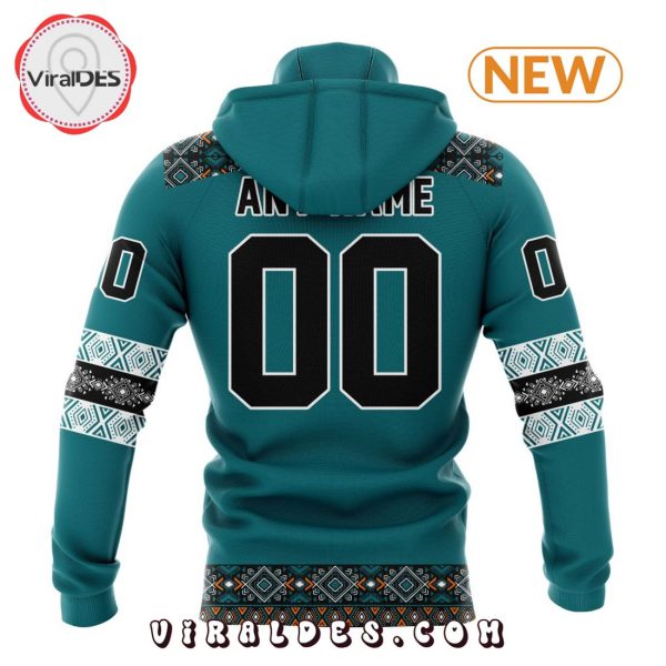 NHL San Jose Sharks Special Native Heritage Design Hoodie