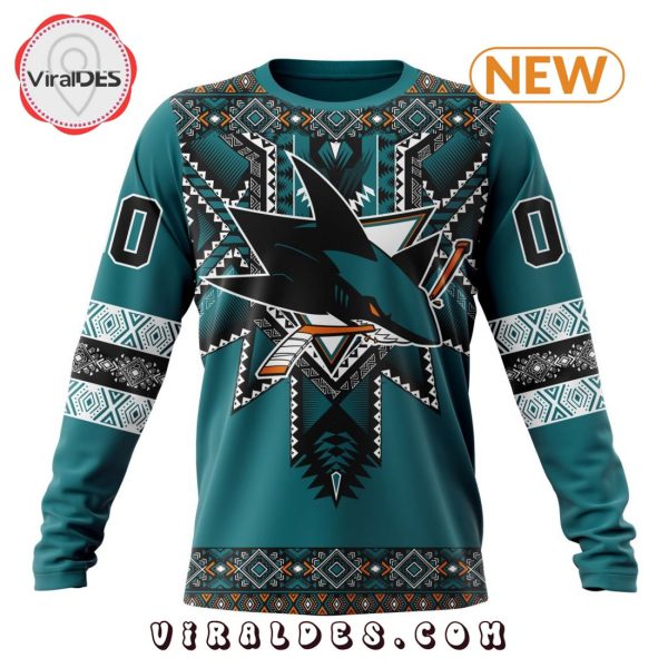 NHL San Jose Sharks Special Native Heritage Design Hoodie