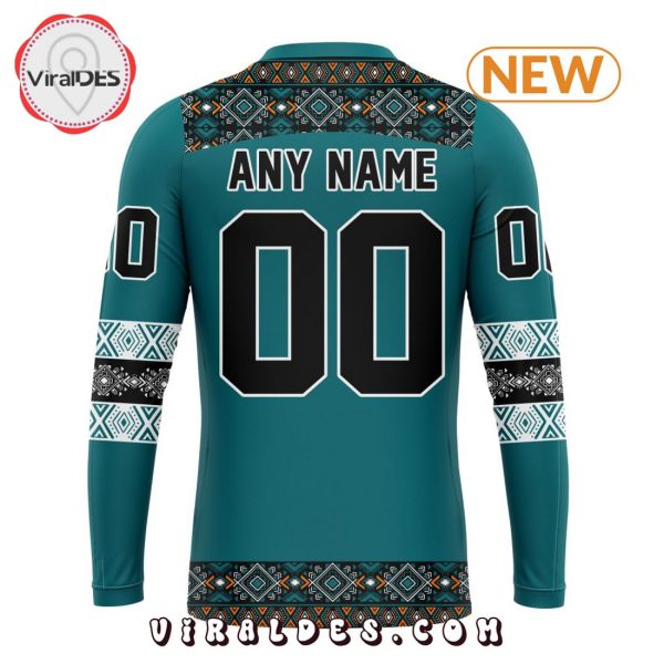 NHL San Jose Sharks Special Native Heritage Design Hoodie