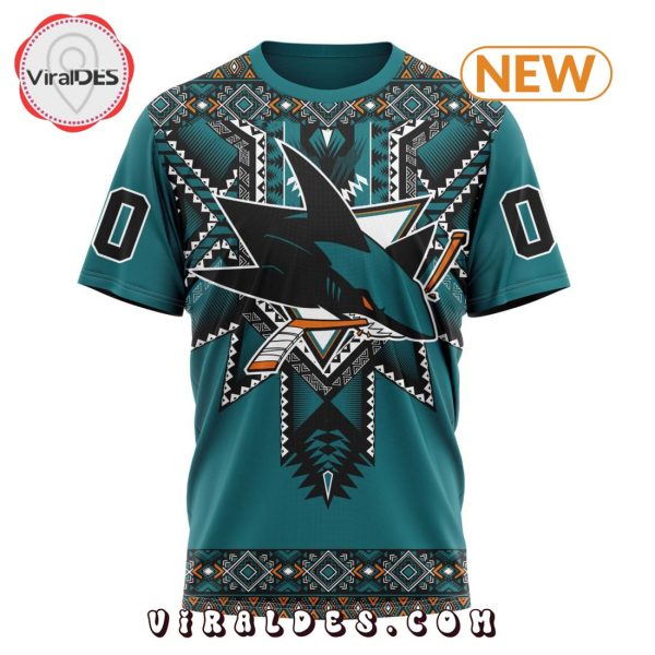 NHL San Jose Sharks Special Native Heritage Design Hoodie