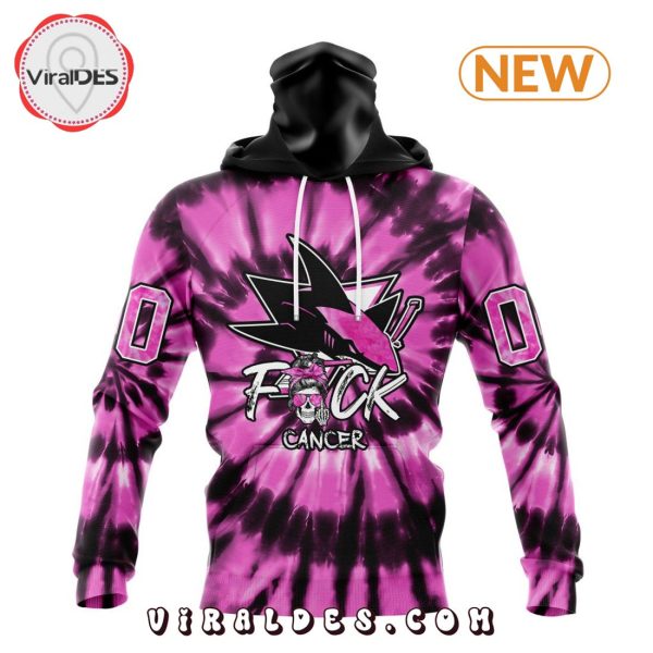 NHL San Jose Sharks Special Pink F!ck Cancer Design Hoodie