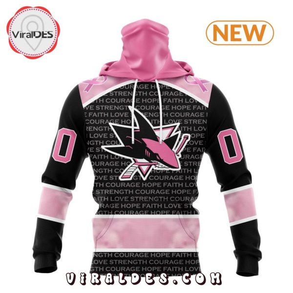 NHL San Jose Sharks Special Pink Fight Breast Cancer Design Hoodie