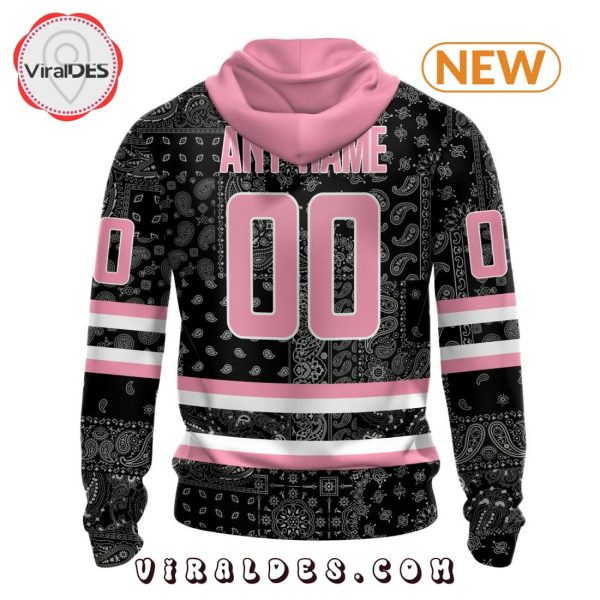 NHL San Jose Sharks Special Pink Paisley Design Hoodie