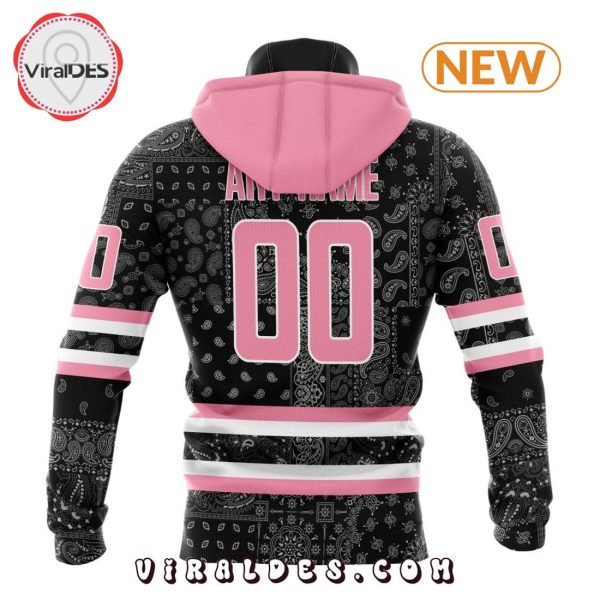 NHL San Jose Sharks Special Pink Paisley Design Hoodie