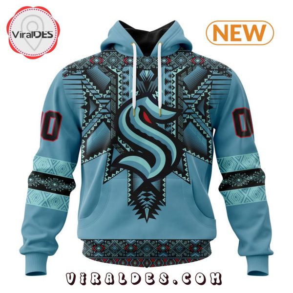 NHL Seattle Kraken Special Native Heritage Design Hoodie