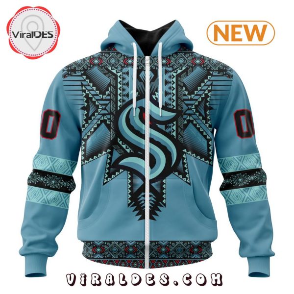 NHL Seattle Kraken Special Native Heritage Design Hoodie