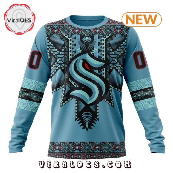 NHL Seattle Kraken Special Native Heritage Design Hoodie