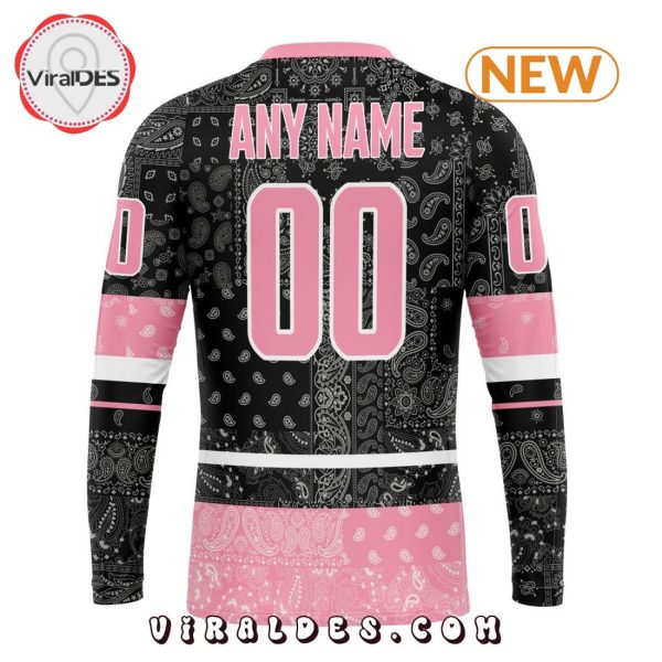 NHL Seattle Kraken Special Pink Paisley Design Hoodie