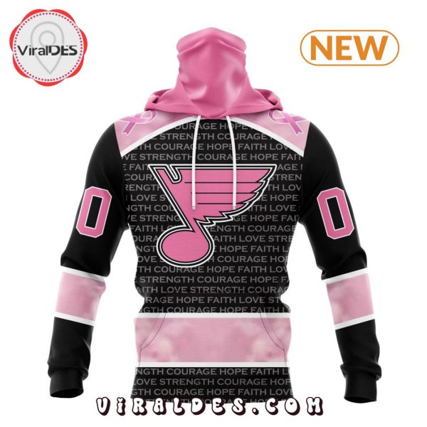 NHL St. Louis Blues Special Pink Fight Breast Cancer Design Hoodie