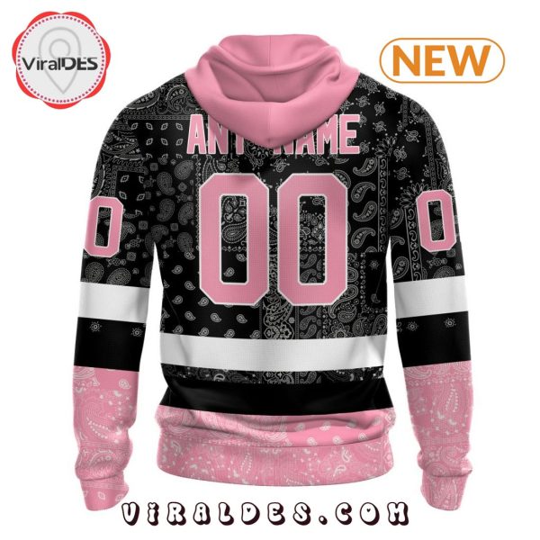 NHL St. Louis Blues Special Pink Paisley Design Hoodie