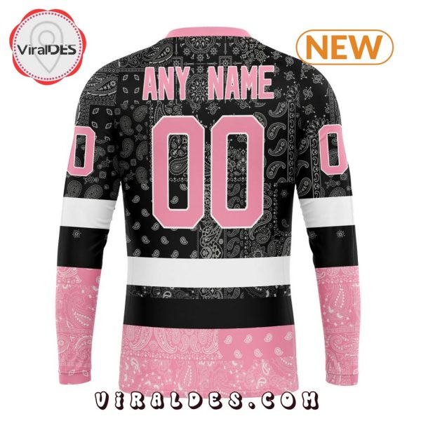 NHL St. Louis Blues Special Pink Paisley Design Hoodie