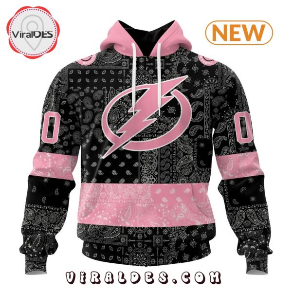 NHL Tampa Bay Lightning Special Pink Paisley Design Hoodie