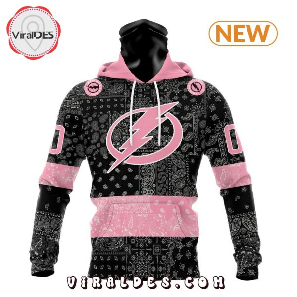 NHL Tampa Bay Lightning Special Pink Paisley Design Hoodie