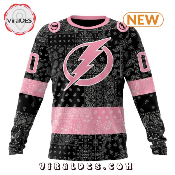 NHL Tampa Bay Lightning Special Pink Paisley Design Hoodie