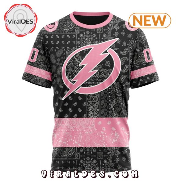 NHL Tampa Bay Lightning Special Pink Paisley Design Hoodie