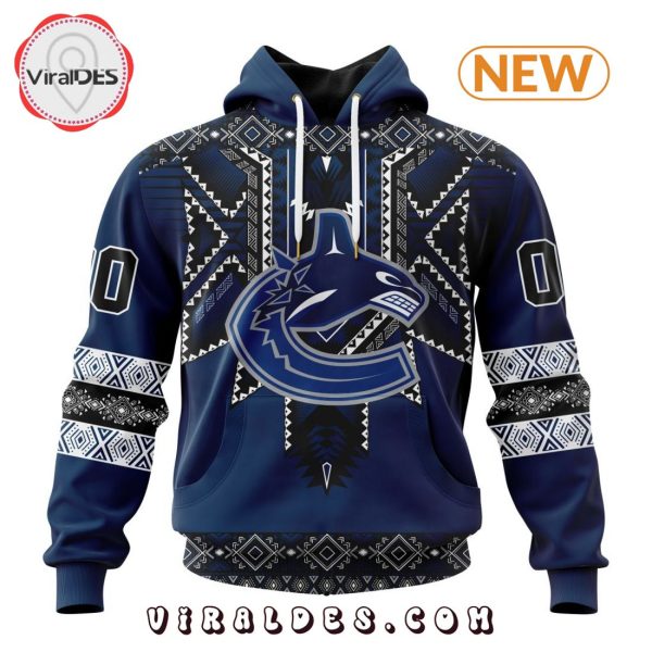 NHL Vancouver Canucks Special Native Heritage Design Hoodie