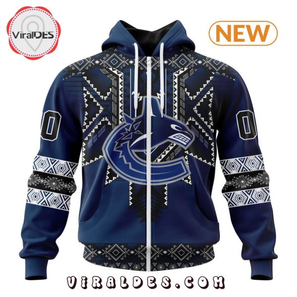 NHL Vancouver Canucks Special Native Heritage Design Hoodie