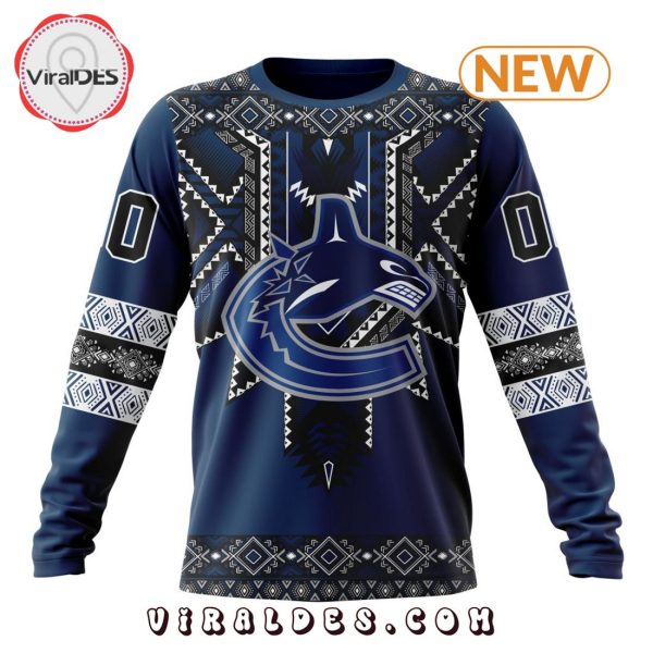 NHL Vancouver Canucks Special Native Heritage Design Hoodie