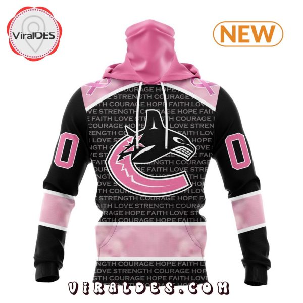 NHL Vancouver Canucks Special Pink Fight Breast Cancer Design Hoodie