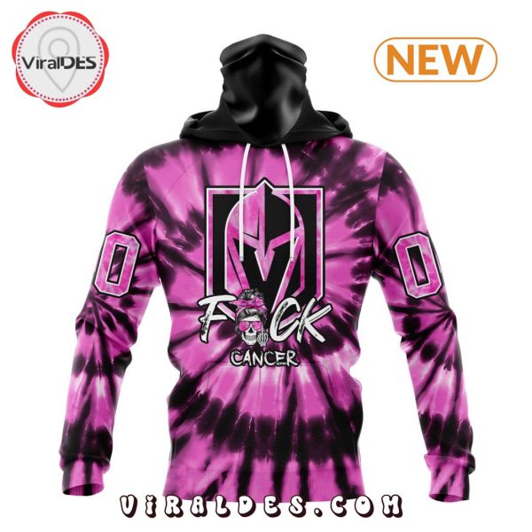 NHL Vegas Golden Knights Special Pink F!ck Cancer Design Hoodie