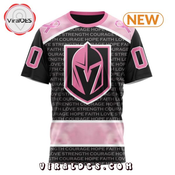 NHL Vegas Golden Knights Special Pink Fight Breast Cancer Design Hoodie