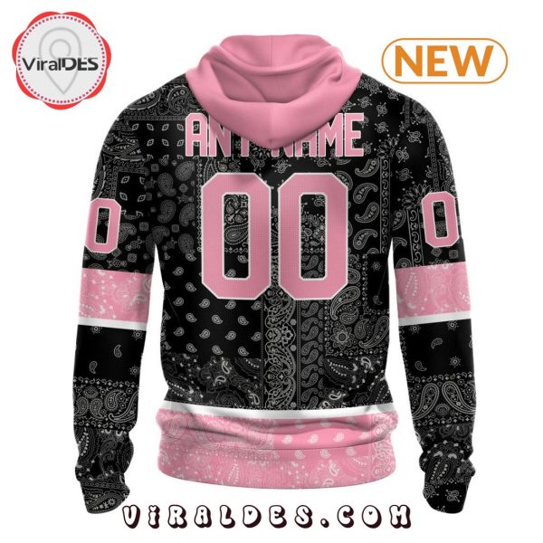 NHL Vegas Golden Knights Special Pink Paisley Design Hoodie