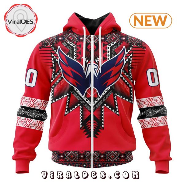 NHL Washington Capitals Special Native Heritage Design Hoodie