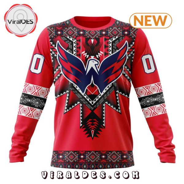 NHL Washington Capitals Special Native Heritage Design Hoodie