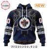 NHL Winnipeg Jets Special Pink Fight Breast Cancer Design Hoodie