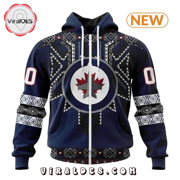 NHL Winnipeg Jets Special Native Heritage Design Hoodie