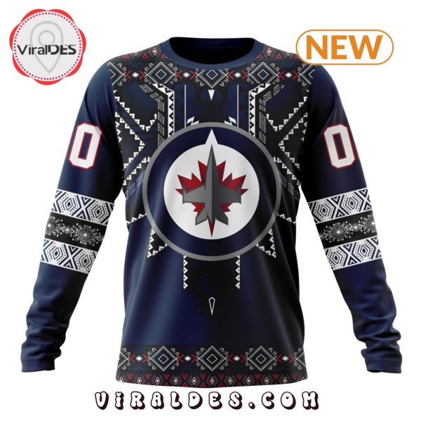 NHL Winnipeg Jets Special Native Heritage Design Hoodie