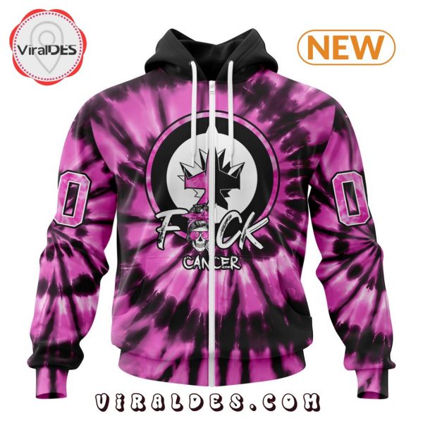 NHL Winnipeg Jets Special Pink F!ck Cancer Design Hoodie