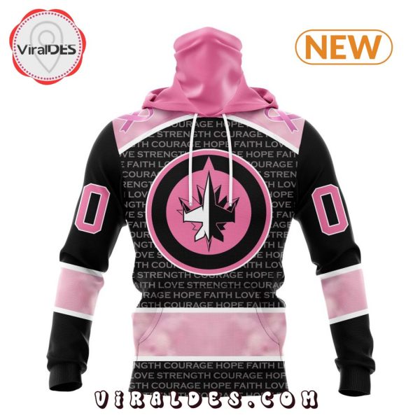 NHL Winnipeg Jets Special Pink Fight Breast Cancer Design Hoodie