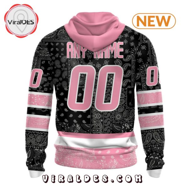 NHL Winnipeg Jets Special Pink Paisley Design Hoodie