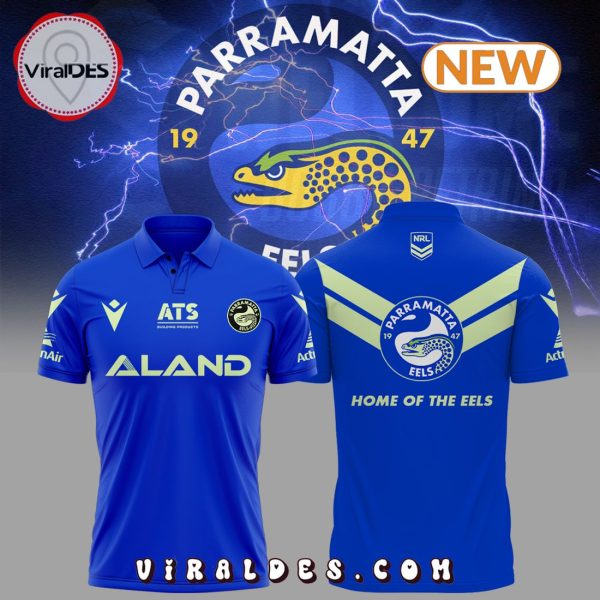 NRL Parramatta Eels EST 1947 Blue Polo