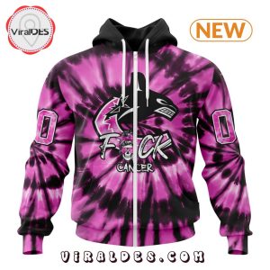 NHL Vancouver Canucks Special Pink F!ck Cancer Design Hoodie