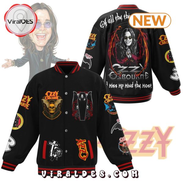 Ozzy Osbourne New Bomber Baseball Jacket