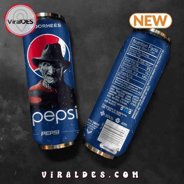 Pepsi Drink Freddy Kreuger Halloween Tumbler Can