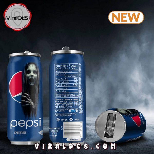 Pepsi Drink Horror Character Halloween Tumbler Can