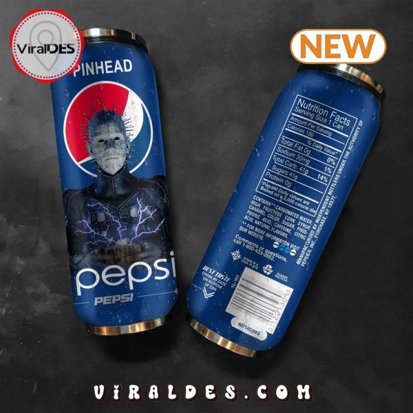 Pepsi Drink Pinhead Halloween Tumbler Can