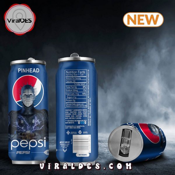 Pepsi Drink Pinhead Halloween Tumbler Can