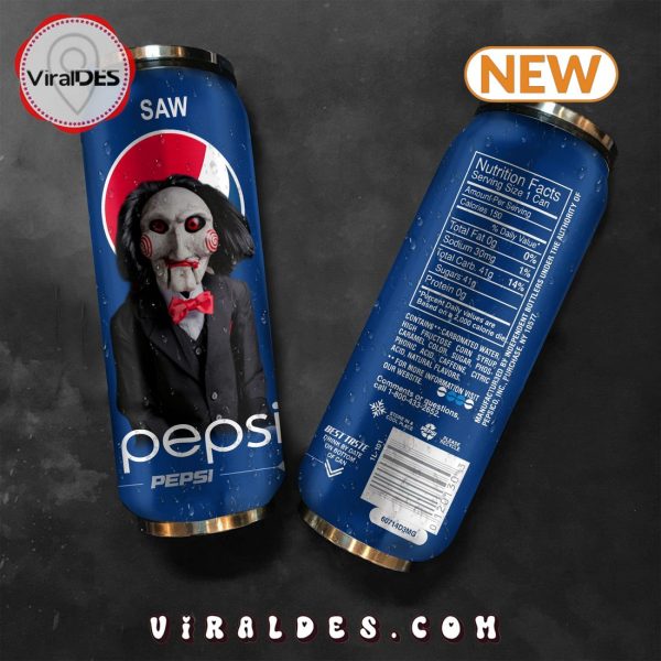 Pepsi Drink SAW Halloween Tumbler Can